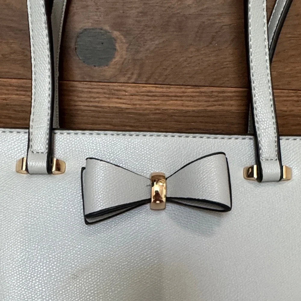 Elegant Grey and Black Women's Bag Set - Picture 2 of 7